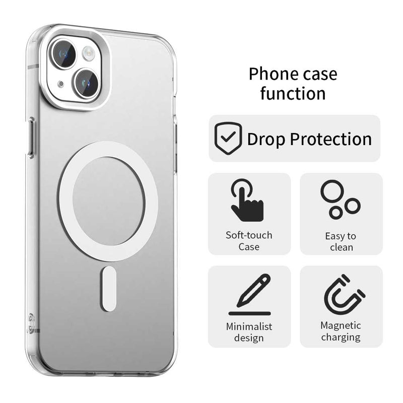 Phone Case for iPhone 13, Compatible with Magsafe,Shockproof Magnetic Case Cover