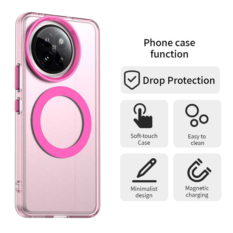 Phone Case for Xiaomi Civi 4 Pro, Compatible with Magsafe,Shockproof Magnetic Case Cover