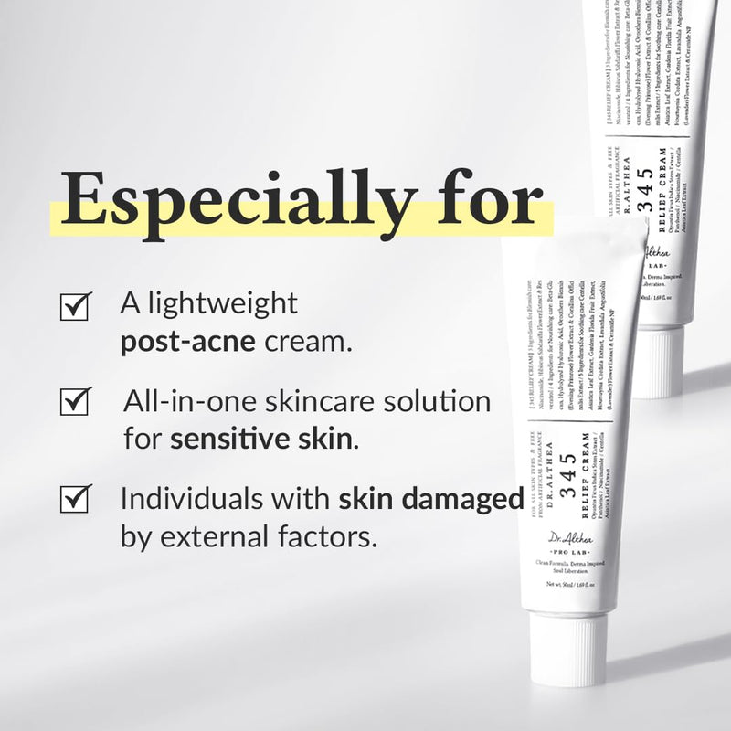 Dr.Althea 50ml 345 Relief Cream - Daily Blemish - Relief Face Moisturizer