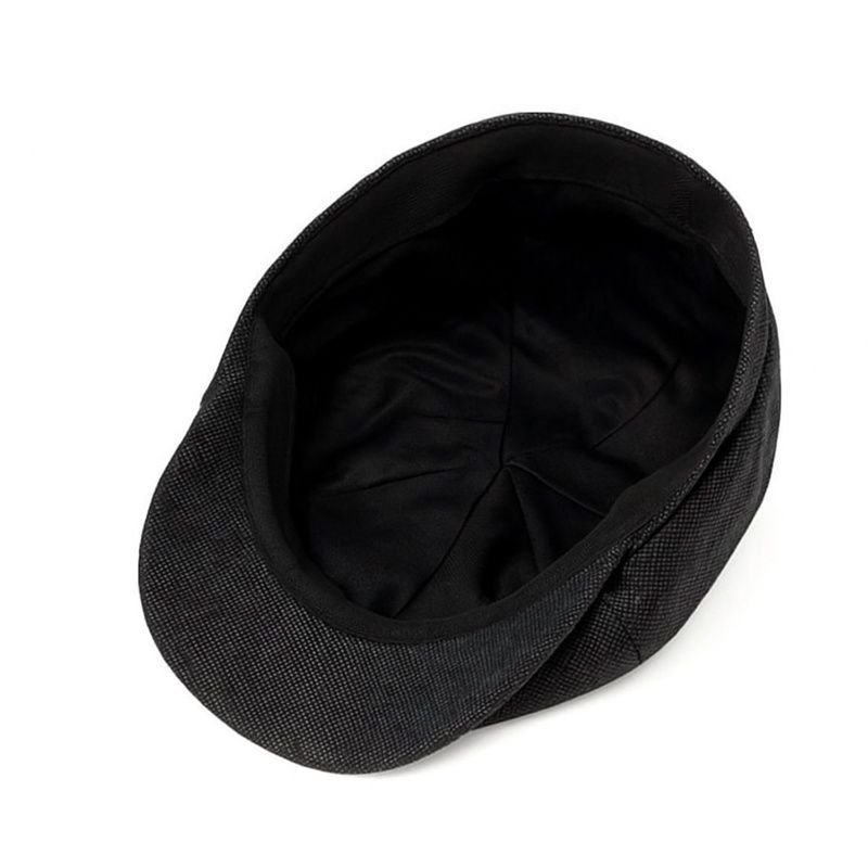 Men's Newsboy Hats Peaky Autumn Vintage Herringbone Octagon Cap Classic Lightweight Beret Hats Vintage Baker Boy Cap