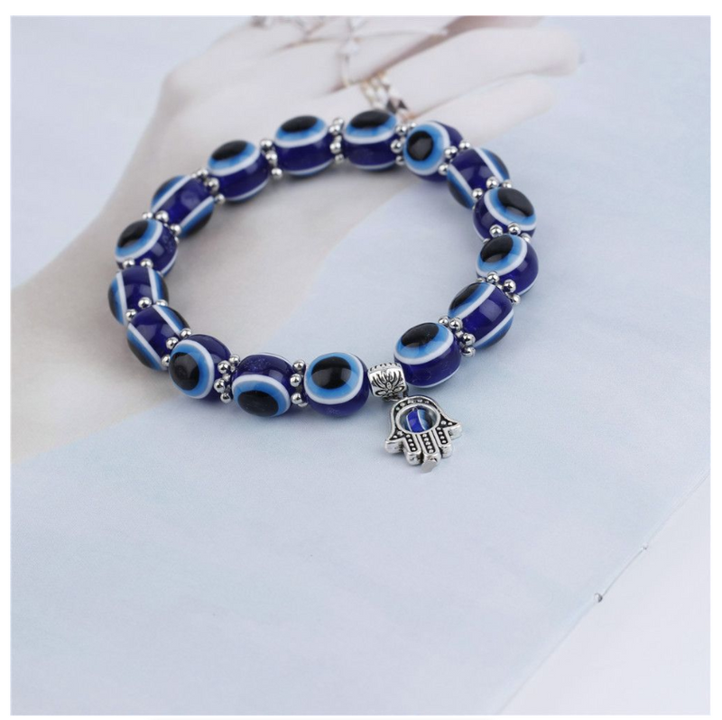 IPSTYLE Lucky Bracelets Blue Evil Eye Turtle Pendant Bracelets