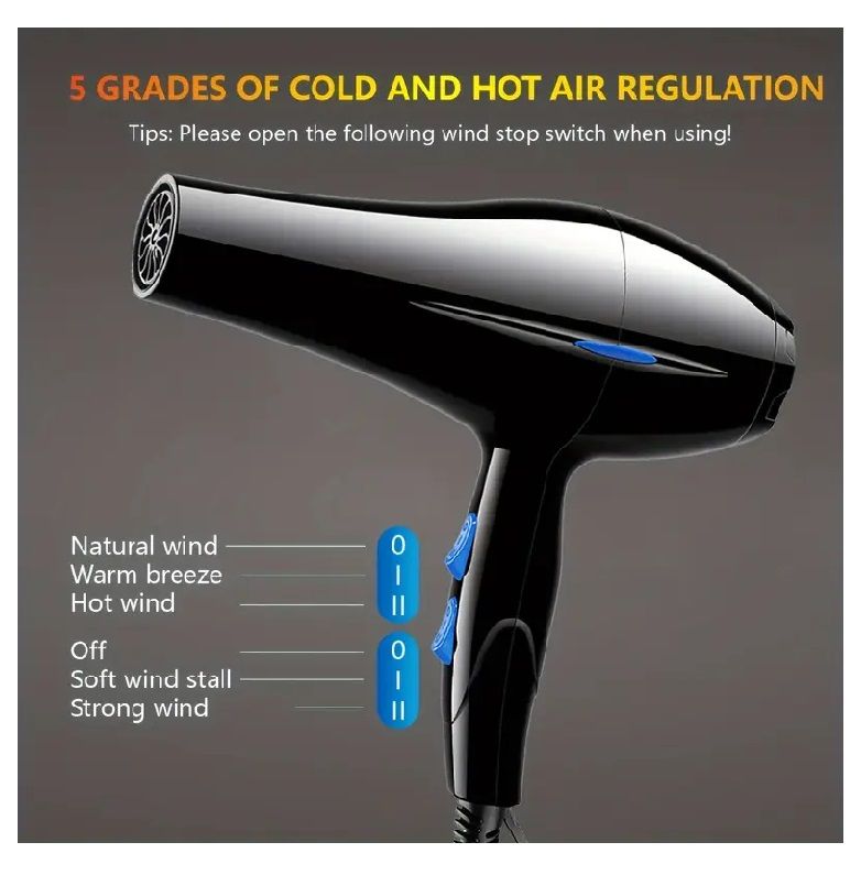 Professional Hair Dryer 2200W Hair Blower