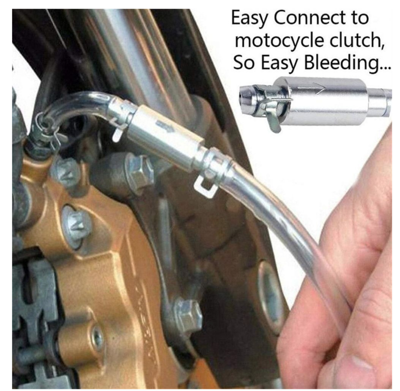 Car Clutch Brake Bleeder Hose Hydraulic Clutch One Way Valve Tube Bleeding Tool
