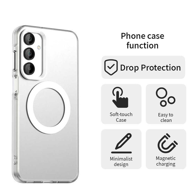 Phone Case for Samsung Galaxy A16 4G, Compatible with Magsafe,Shockproof Magnetic Case Cover