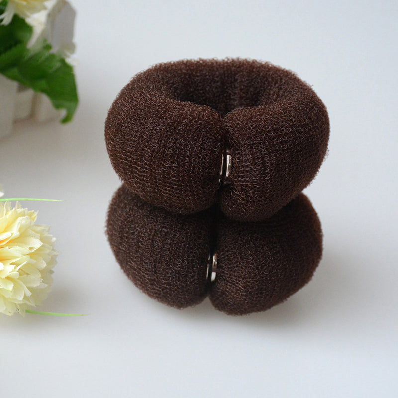 3Piece Donut Bun Maker Set, 3-Color Hair Bun Shapers For Curly Hair Updo