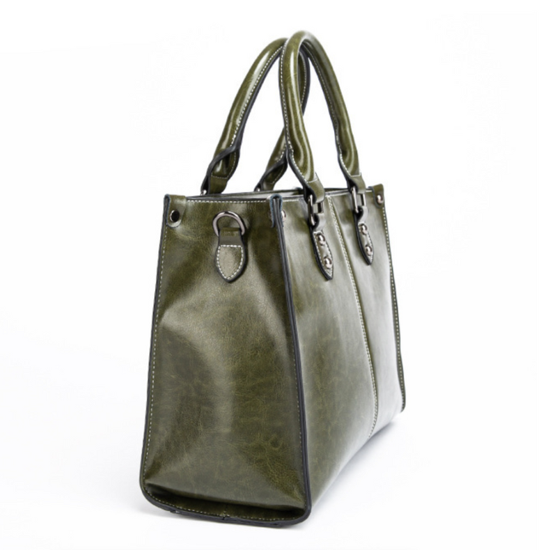 Women's Handbags Genuine Leather Lady Cowboy Shoulder Tote Bag