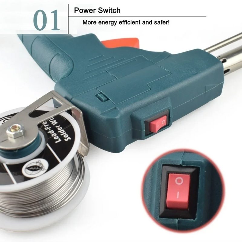 60W Automatic Electric Soldering Iron Tin Gun Internal Heating
