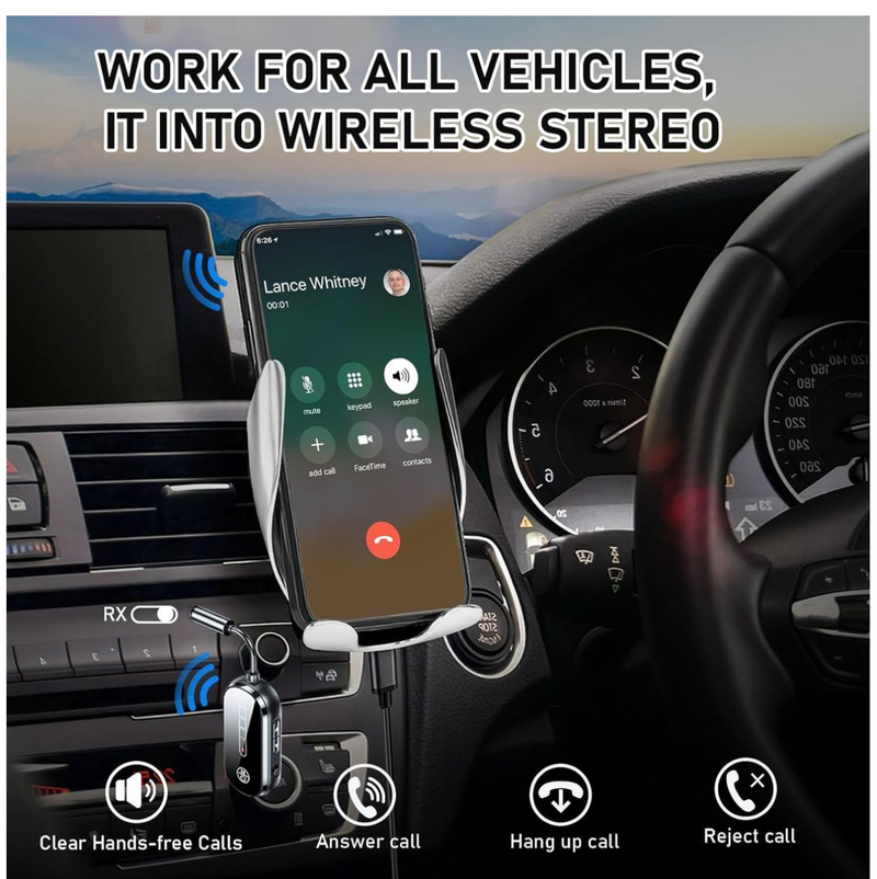 IPSTYLE Wireless Bluetooth Transmitter/Receiver, Airplane Bluetooth 5.4 Adapter