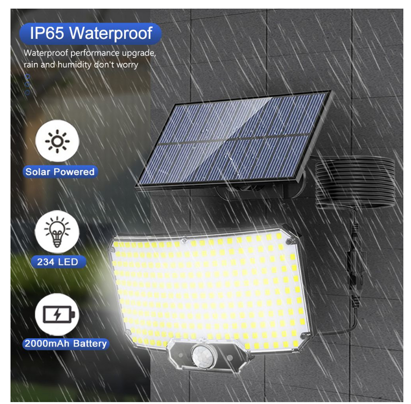 Solar Lights Outdoor Garden Motion Sensor Solar Flood Wall Lights Garage