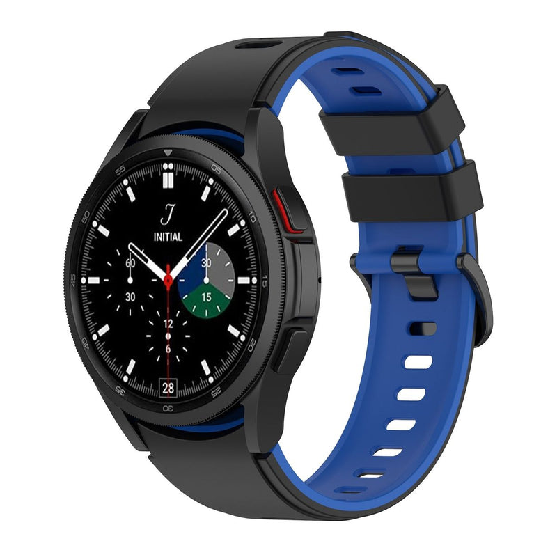 Two-color Silicone Strap Watch Band Compatible with Samsung Galaxy Watch 6