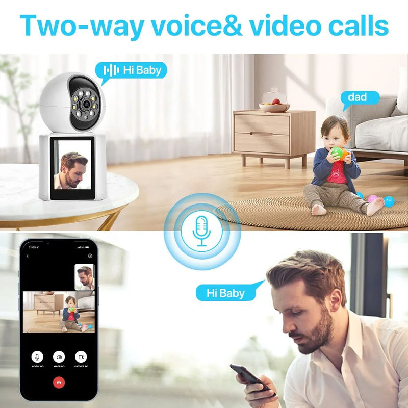 Camera Wifi Video Calling Auto Tracking Home Screen IP Cameras