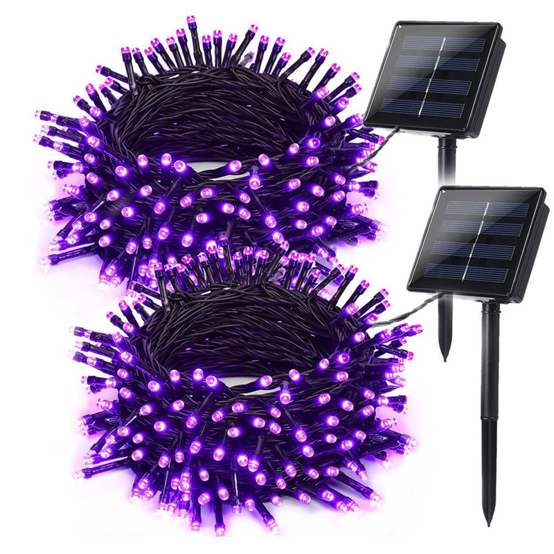 2 X Solar String Lights 100 LED 12M Decorative Lamp for Christmas