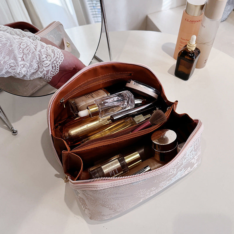 Embroidered Cosmetic Bag