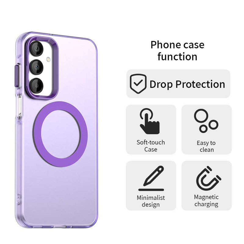 Phone Case for Samsung Galaxy A16 5G, Compatible with Magsafe,Shockproof Magnetic Case Cover