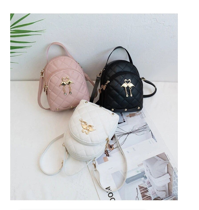 Woman Fashion Backpack Mini Ins Female Handbag Leisure Phone Packs - IPSTYLE