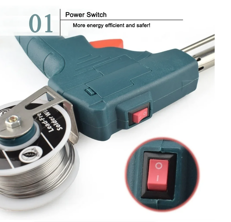 Internal Heating Soldering Iron Automatically Send Tin Gun Soldering Repair