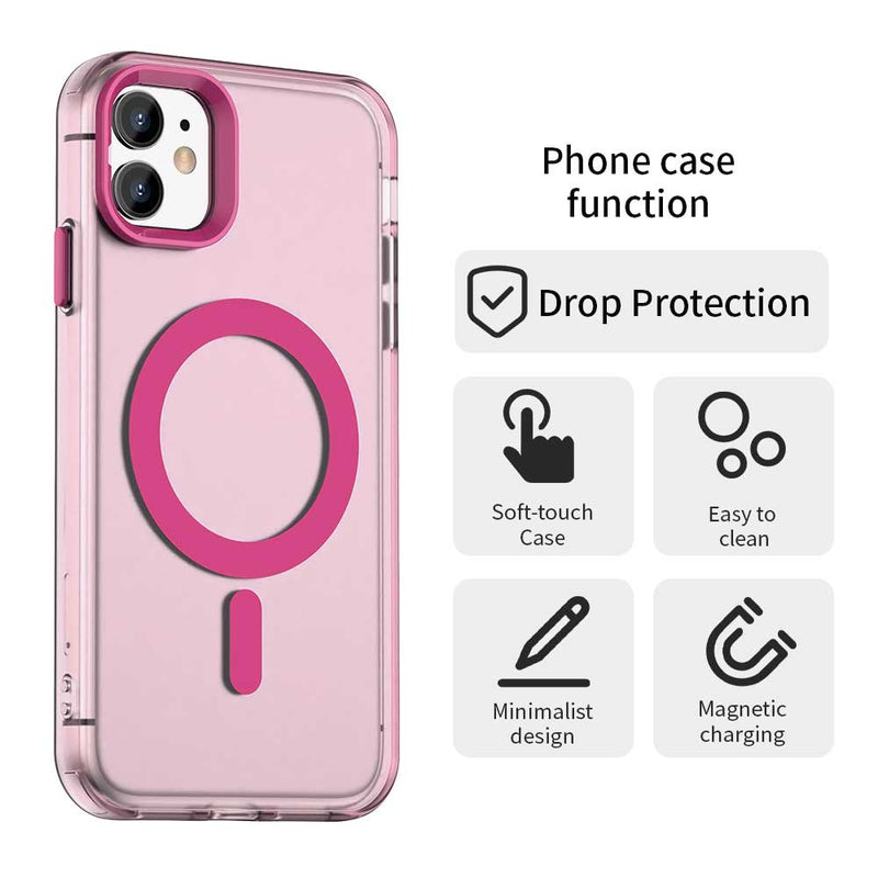 Phone Case for iPhone 11, Compatible with Magsafe, Shockproof Magnetic Case Cover