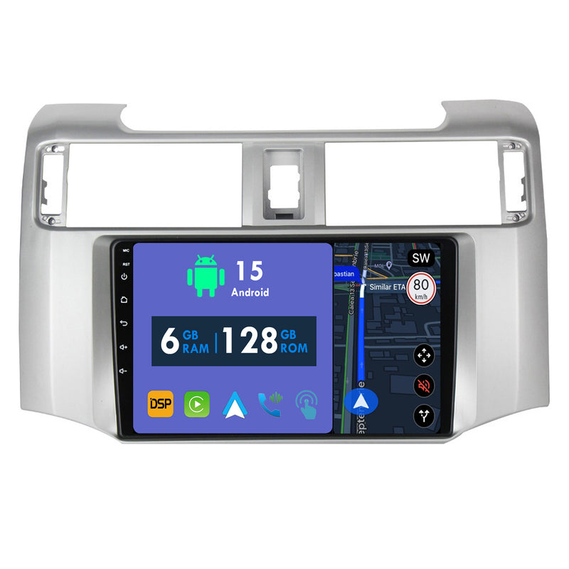 RoverOne Car Stereo Radio Bluetooth CarPlay GPS Navigation for Toyota 4Runner 5 N280 2009 - 2020