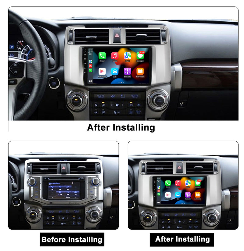 RoverOne Car Stereo Radio Bluetooth CarPlay GPS Navigation for Toyota 4Runner 5 N280 2009 - 2020