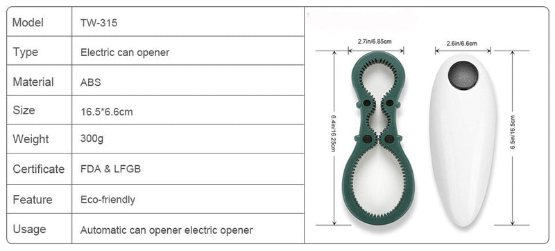 Electric kitchen Can Opener