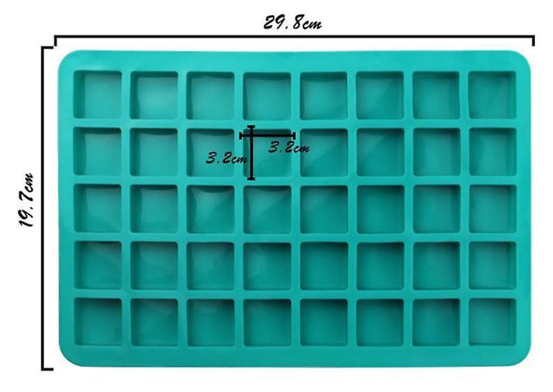 40 holes silicone chocolate mold handmade cake DIY baking mold