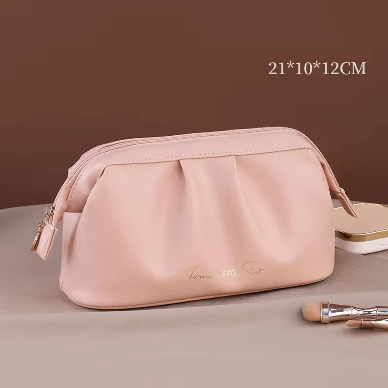 PU Womans Waterproof Multifunctional Storage Pouch Advanced Large Capacity Pouch Elegant Fashionable Hand Pouch