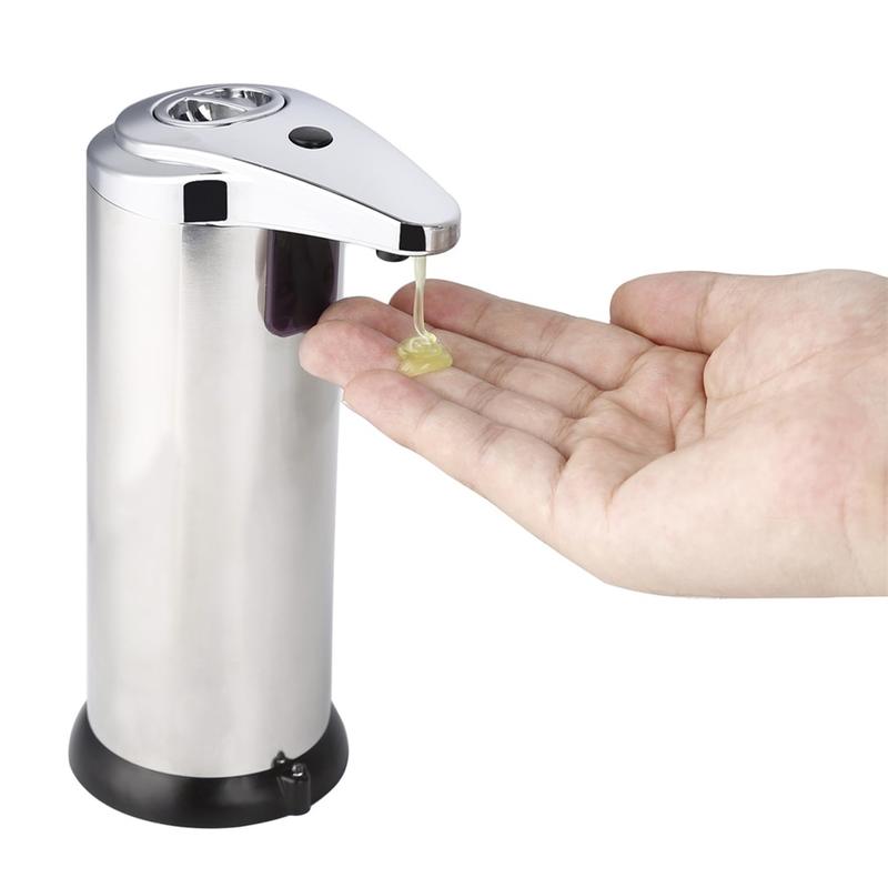 Automatic soap dispenser 250ml stainless steel