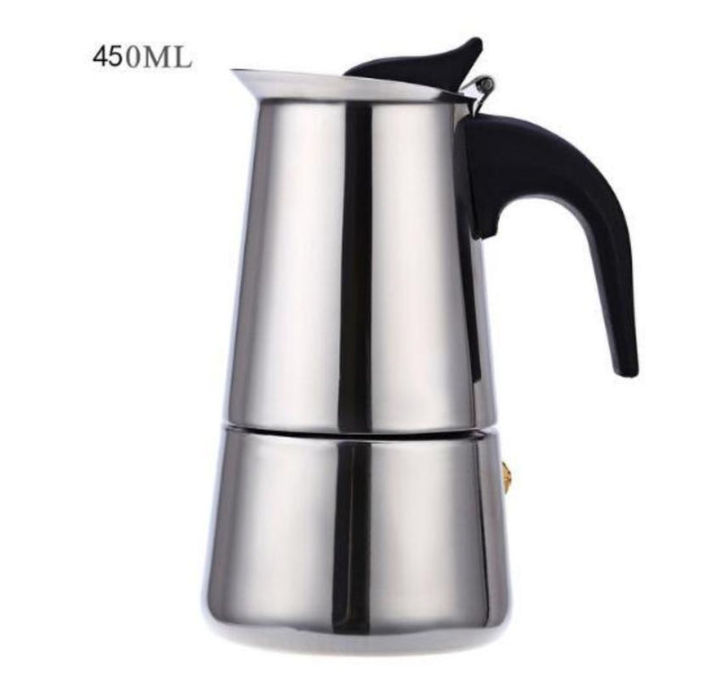 Stovetop  Stainless Steel Mocha Coffee maker450ml