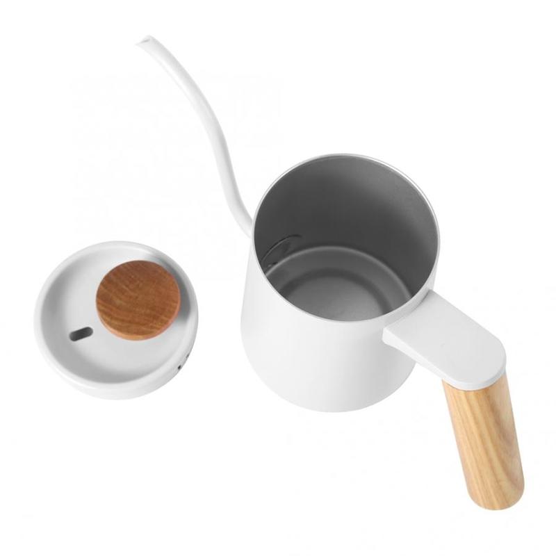 350ml Stainless Steel Coffee with Long Gooseneck Drip Tip Cafeteria