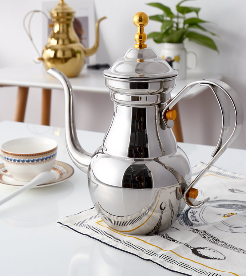 0.7L hotel kettle stainless steel kettle long pouring neck