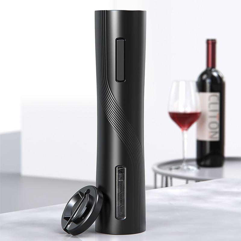 USB Corkscrew Electric Wine Bottle Opener with USB Battery Aluminum