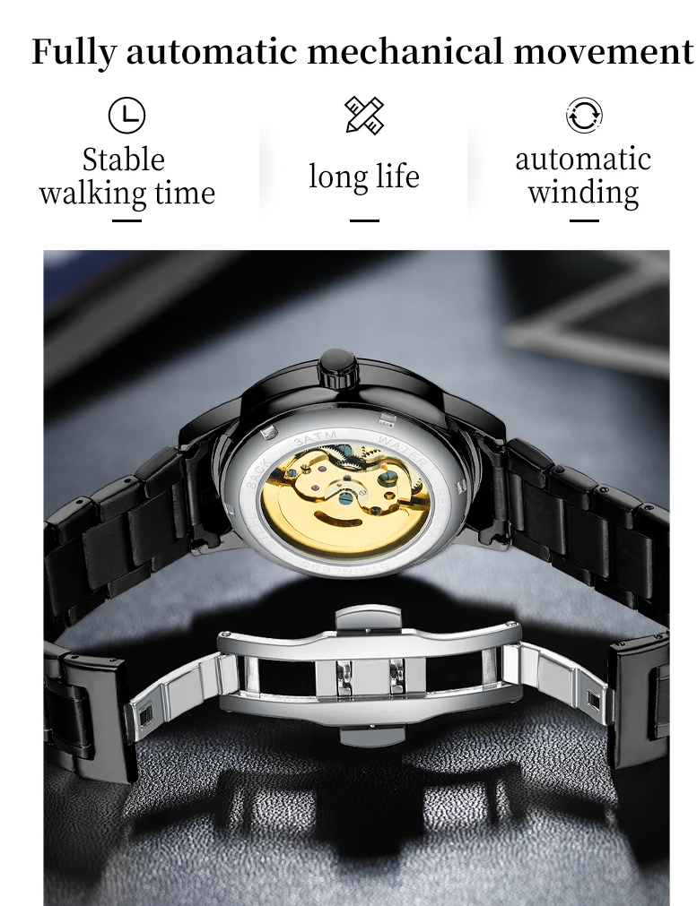 Mens Watch Fashion Luxury Waterproof