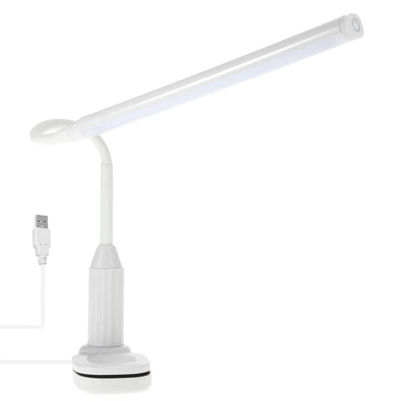 LED Desk Lamps Eye Protection 5W Stepless Dimmable Reading Lamp USB