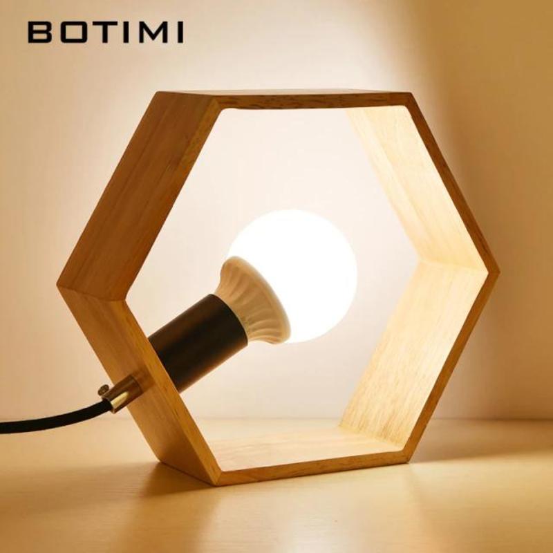 Creative Table Wooden Lamps