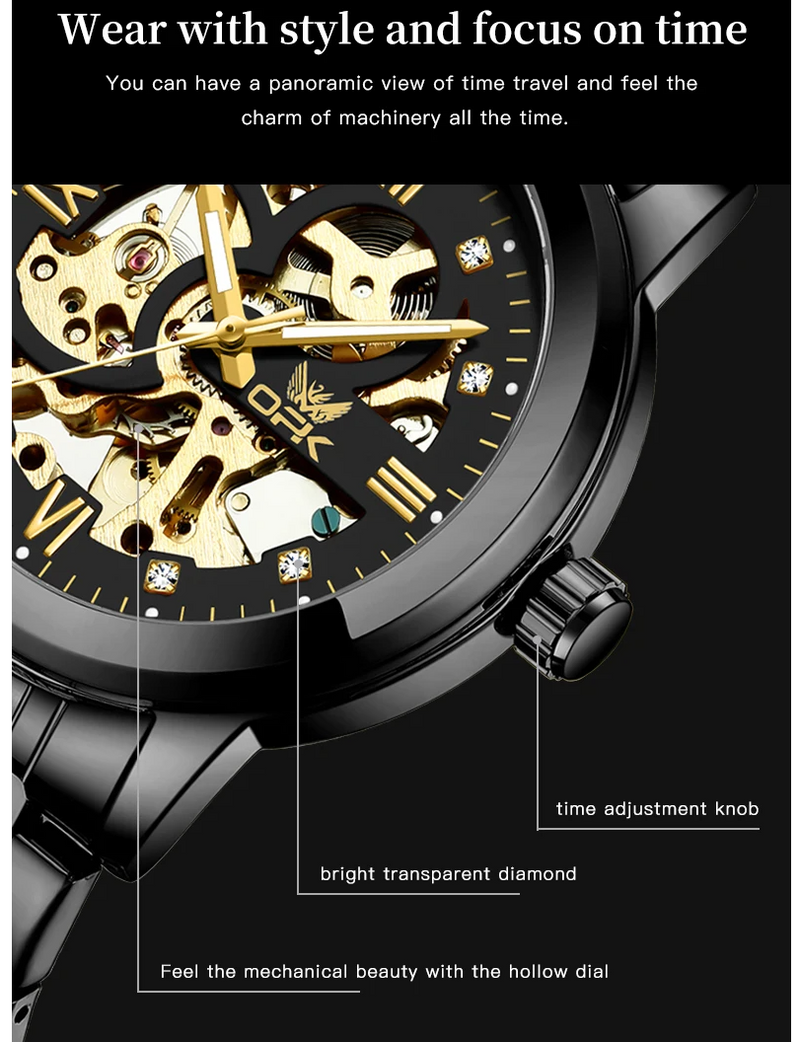 Mens Watch Fashion Luxury Waterproof