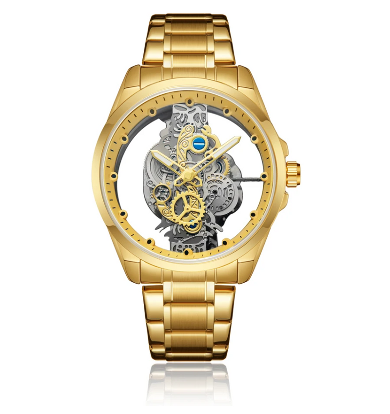 Transparent Watch Men Watches Luminous Dial Quartz Wristwatches