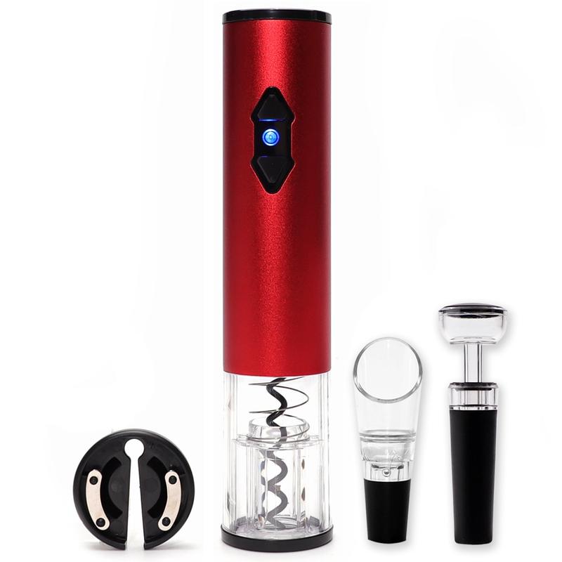 4 in 1 Fireproof Electric Wine Bottle Opener / Wine Pour