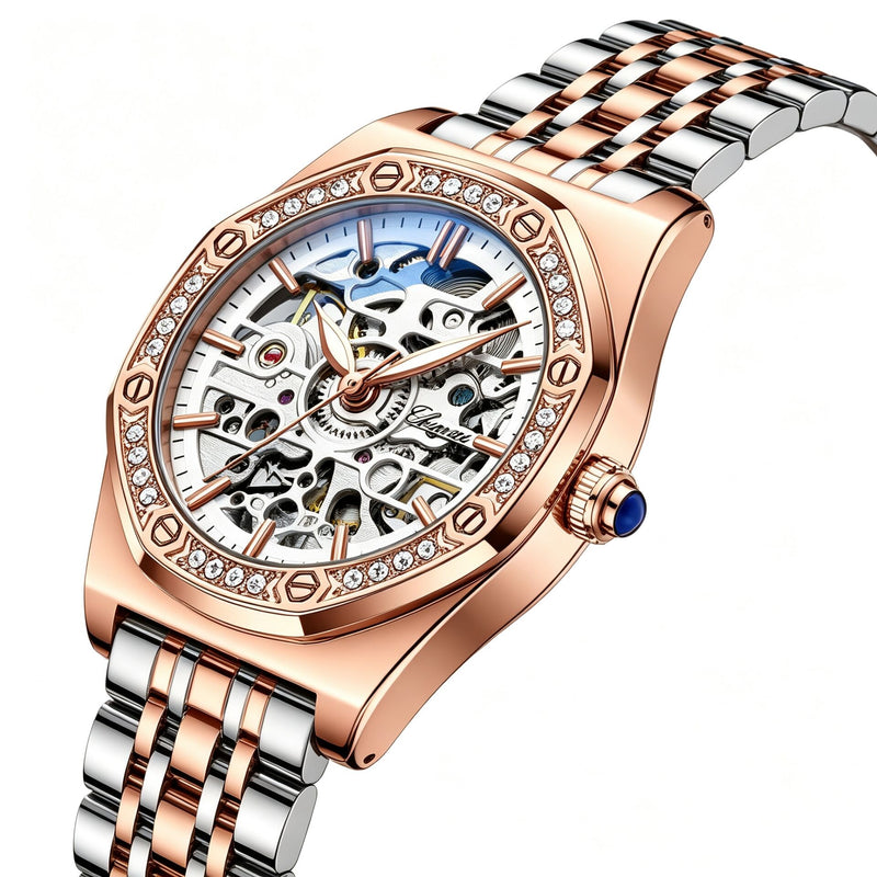 Chenxi Women's Skeleton Automatic Mechanical Watch