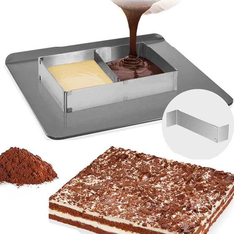 Seamlessly adjustable cake ring, baking mold