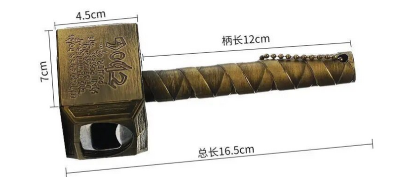Beer opener with multi-function hammer magnetic