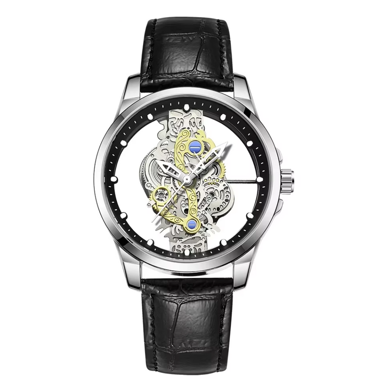 Transparent Watch Men Watches Luminous Dial Quartz Wristwatches