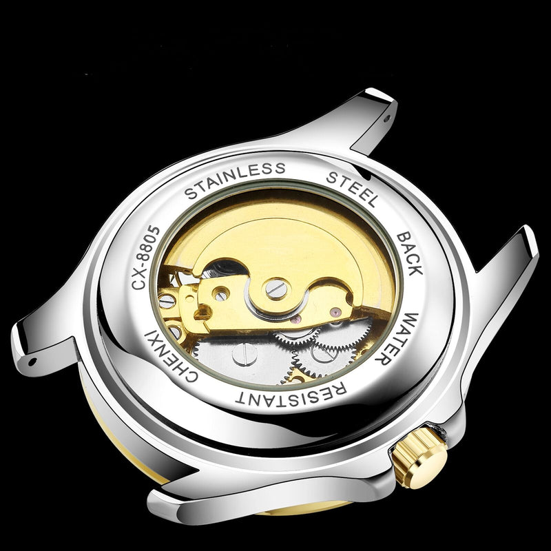 Chenxi Men’s Mechanical Wristwatch – Octagonal Luxury Design