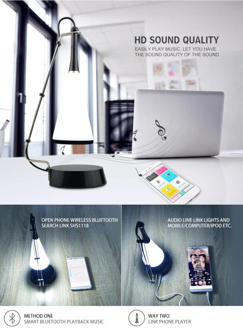 LED Touch Sensor Bluetooth LED Table Lamp