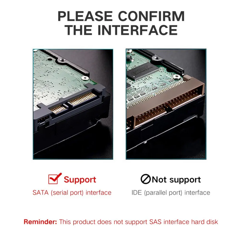 USB 3.0 & USB 2.0 To SATA Cable Hard Disk Drive Converter