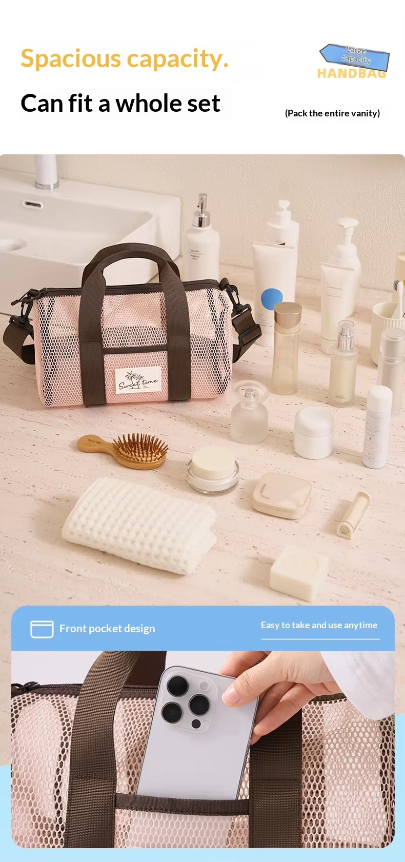New Summer Polyester Beach Bag