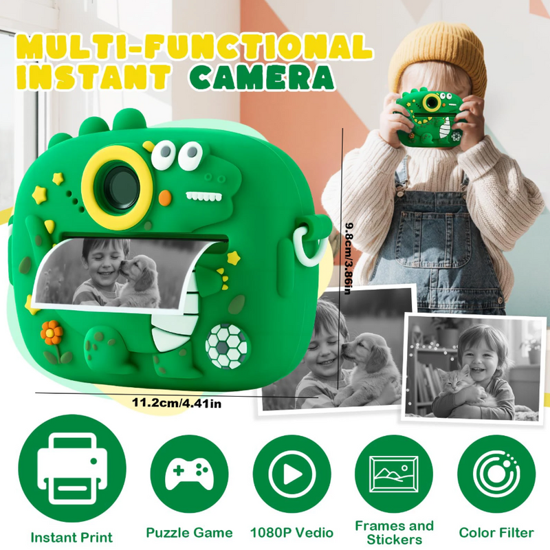 Kids Camera Instant Print Boys Girls Gift