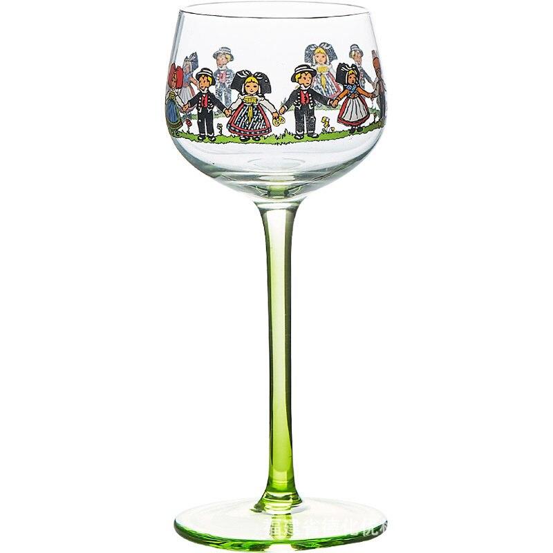 Alsace Lilliputian Cup Nordic Style High Foot Cups Wine Creative