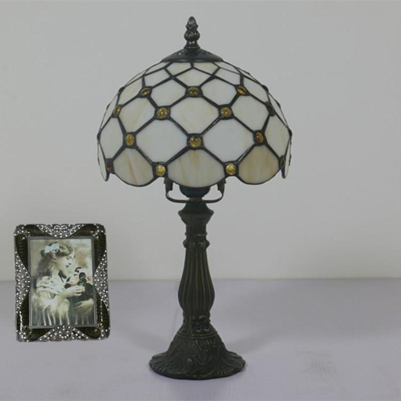 Retro Bar Night Lamp Night Lamp Yellow Glass Lamp Resin Makeup Table