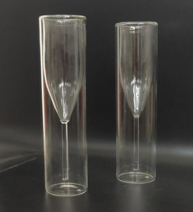 Double Wall Champagne Glass