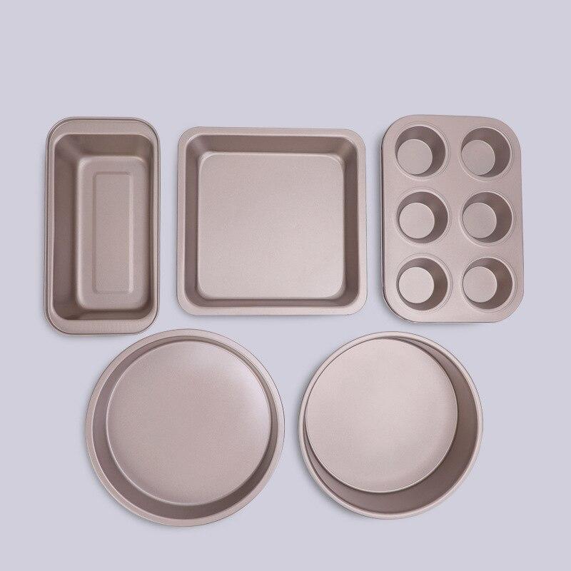 5 Pieces Cake Mold Carbon Steel